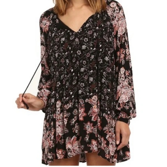 Free People Dresses & Skirts - Free people floral bohemian fall dress size large